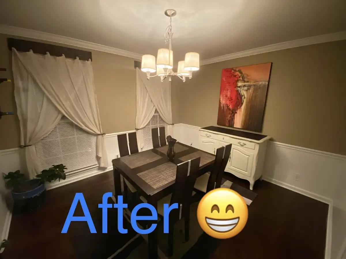 Professional dining room restoration after water damage in Linda